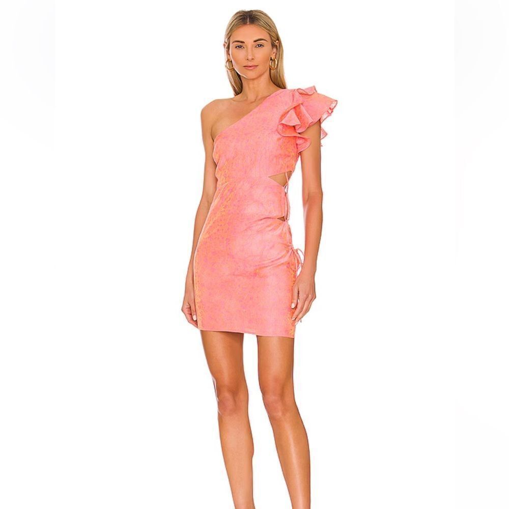 Tularosa Lucia Mini Dress in Coral